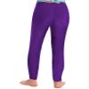 Jhaoyu Kids Girls Athletic Leggings High Waist Stretch Ballet Dance Tights Fitness Running Gym Yoga Sports Pants Dark Purple 6 Years view 4