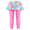 Hedmy Kids Swim Pants Fish Scale Swim Skirts Swim Leggings for Boys and Girls UV Sun Protective Swim Tights Pink 14 Years view 2