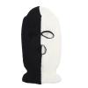 aoozleny 3-Hole Two Color Knitted Hats Ski Mask Balaclava, Full Face Mask Winter Outdoor Sports, 2 Pack view 4