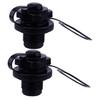 BESPORTBLE Inflatable Boat Air Valve, 2PCS Inflatable Boat Replacement Caps Boat Spiral Air Plugs One-Way Inflation Replacement for Inflatable Raft Boat Kayak (22mm) view 1