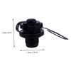 BESPORTBLE Inflatable Boat Air Valve, 2PCS Inflatable Boat Replacement Caps Boat Spiral Air Plugs One-Way Inflation Replacement for Inflatable Raft Boat Kayak (22mm) view 2