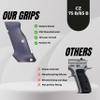 Tactical Mak Grips CZ 75 B 85 B Shot Grip Black Gun Grips Natural Wood Grip 3D Texture with German Silver Carving Perfect for Your Holster Weapon Speed and Accuracy and Design (Vari 7) view 4