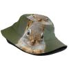 Cute Squirrel Bucket Hat Wide Brim Protection Sun Hat Boonie Hats Fishing Hiking Outdoor Animal Hats for Men and Women view 2