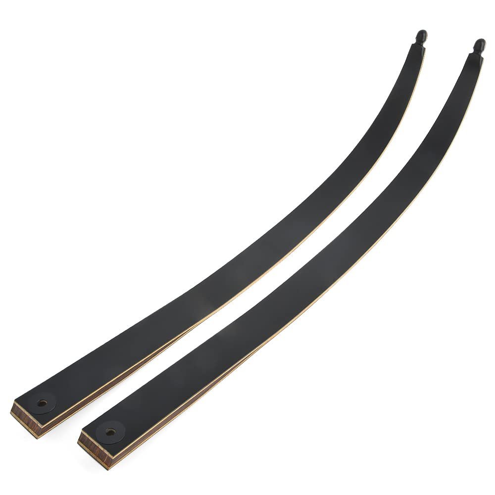 ZSHJGJR 60' Black Hunter Original Recurve Bow for Adults American Hunting Longbow Archery Bow 20-60lbs Right Handed for Archery Hunting Shooting Practice