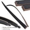 ZSHJGJR 60' Black Hunter Original Recurve Bow for Adults American Hunting Longbow Archery Bow 20-60lbs Right Handed for Archery Hunting Shooting Practice view 2