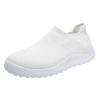 CsgrFagr Mens 990v5 Sneaker Fashion Summer Men Sports Shoes Flat Bottom Lightweight Slip On Flying Woven Sneaker (White, 10) view 1