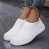 CsgrFagr Mens 990v5 Sneaker Fashion Summer Men Sports Shoes Flat Bottom Lightweight Slip On Flying Woven Sneaker (White, 10) view 3