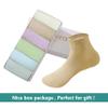 MAGIARTE Womens Mini Crew Ankle Socks Pure Cotton Athletic Casual Mutil Color Socks for Women 6-Pack (Mini Crew #06) view 4