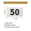 Kayiete 1-50 Running Race Bibs Large Numbers with Safety Pins for Marathon Race Events- Tyvek Tearproof Waterproof view 2