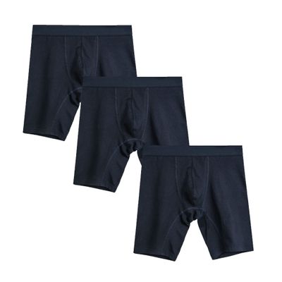 5 Pack Men'S Breathable Boxer Briefs Multipack Cotton Classics Underwear Moisture-Wicking Boxer Brief For Men (Blue-3PC,6XL)