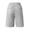 GOKKILRW Shorts for Men Casual Summer Workout Bermuda Shorts Elastic Waist Drawstring Lightweight Hiking Beach Shorts(Grey,4X-Large) view 4