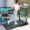 Treadmill with Desk Workstation & Adjustable Height, 300 lb Capacity, FUNMILY Walking Pad Treadmills with Desk & Incline & APP, Folding Work Tread Mill with Desktop for Home Office view 3