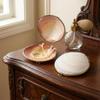Zerodeko Seashell Jewelry Box Small Trinket Organizer Ocean-Themed Shell Case for Rings Earrings Necklaces Bracelets Compact 3X2.8X1.2 Inch view 3