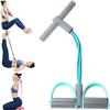 21 Fitness Resistance Bands - 4 Tube Pedal Ankle Puller, Yoga Handle Bands Exerciser Multifunction Trainer Tension Rope for Body, Abdomen, Waist, Arm, Tummy Exercise Stretching Training ( Color : Gray view 1