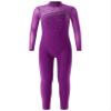 YiZYiF Kids Girls Rhinestone Full Body Long Sleeve Gymnastics Leotard Figure Ice Skating Competition Unitard Jumpsuit Purple 6 Years view 1
