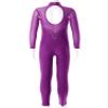 YiZYiF Kids Girls Rhinestone Full Body Long Sleeve Gymnastics Leotard Figure Ice Skating Competition Unitard Jumpsuit Purple 6 Years view 4