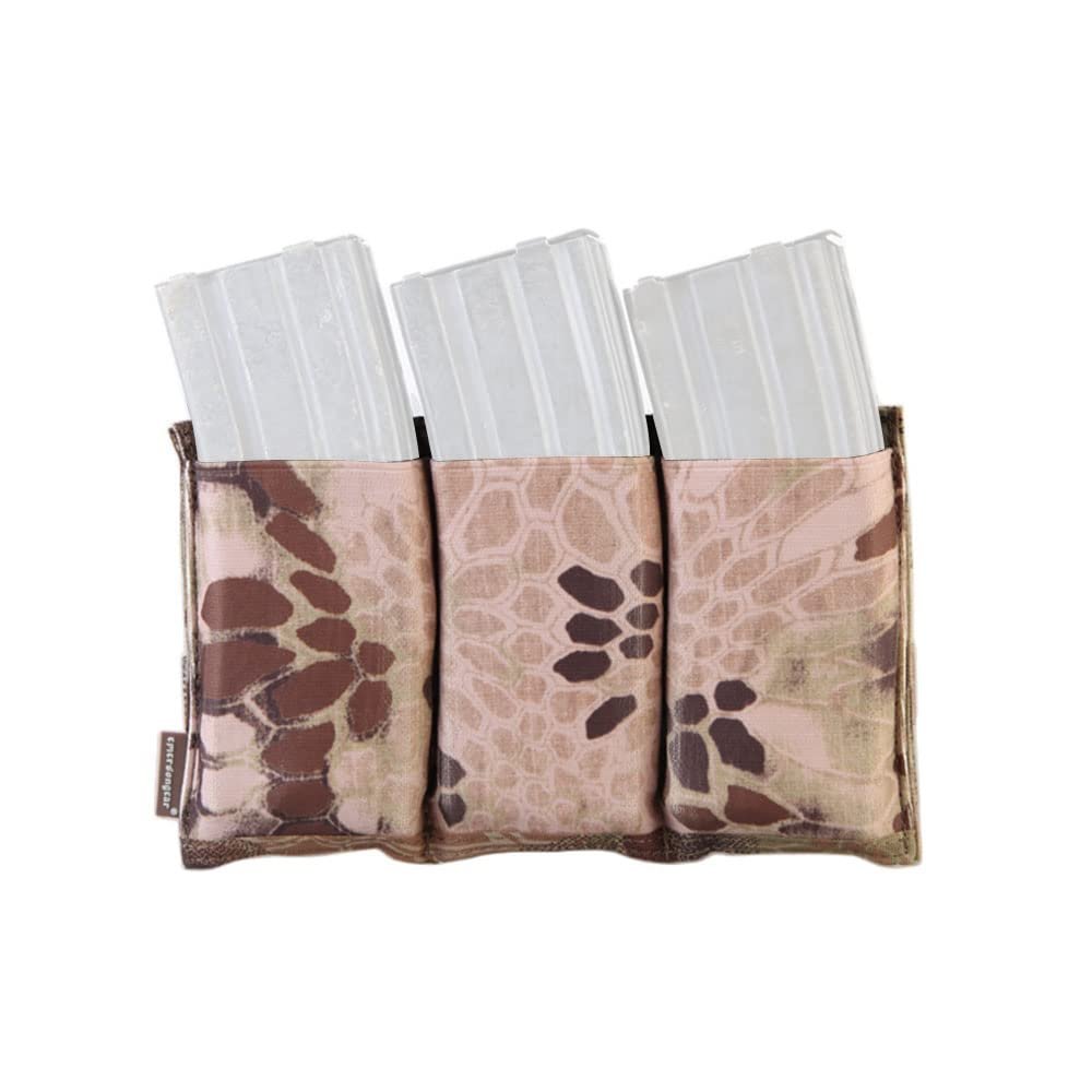 Emersongear Triple M4 Pouch,Tactical Mag Pouch Molle for Vest Belt,5.56/7.62 Available