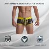 JOCKMAIL 4PCS/Pack Men's Boxer Briefs Mens Underwear Boxer Briefs with Men's Boxer Shorts Camouflage Underwear (as1, alpha, xx_l, regular, regular, White+Yellow+Green+Orange) view 3