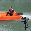 DNYSYSJ 3.5hp Outboard Motor Outboard Engine, Used in Fishing Boats and Speedboats, 2 Stroke Fishing Boat Engine Water Cooling view 4
