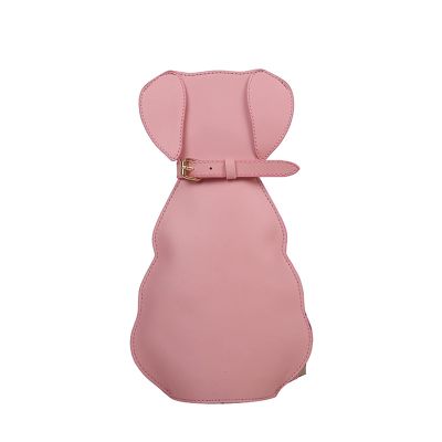 Wide Shoulder Strap Animal Chest Bag Puppy Crossbody Bag Women Cat Chest Bag Cute Kawaii Dog Leather Purse Unique Gift