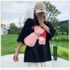 Wide Shoulder Strap Animal Chest Bag Puppy Crossbody Bag Women Cat Chest Bag Cute Kawaii Dog Leather Purse Unique Gift view 3