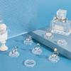 AHANDMAKER 30 Pc Acrylic Ring Display Holder - Transparent Ring Showcase for Selling, Wedding & Home Retail Showcase, Round view 4