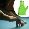 Aosekaa 3 Fingers Billiard Glove Show Gloves Snooker Cue Glove Open Pool Cue Glove for Gym, Women Men, Left Hand, Black Green view 3