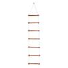 Rope Climbing Ladder Indoor/Outdoor for Kids - 4 to 10 Years, Ninja Ladder (White)