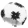 BESPORTBLE Nylon Swimming Cap Pearl Flower Women's Swim Hat Adults Hair Protection White Floral Easy to Put on view 1