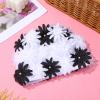 BESPORTBLE Nylon Swimming Cap Pearl Flower Women's Swim Hat Adults Hair Protection White Floral Easy to Put on view 4