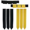 WYZworks 12 Player Adjustable Flag Football Youth/Adult Set, 3 Flags per Belt, Side Release Buckle, 36 Flags, 6 v 6 Set, Black & Yellow view 3