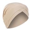 Solid Color Islam Muslim Turban Hats for Women Cancer Chemo Hair Loss Headwrap Hat Hair Covered Wrap Hat (Beige, One Size) view 1