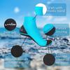 OMGear Water Socks - Beach & Sand Proof Booties for Swimming, Snorkeling, Surfing & More (Light Blue, S) view 3