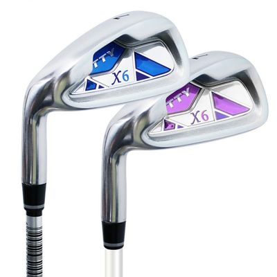 Left-Handed 7-Iron Golf Clubs for Men Women Single Carbon/Steel Body R-Level Beginner's Swing Golf Iron (Woman-Graphite Shaft)
