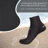 OMGear Water Socks Beach Volleyball Sand Proof Booties - Quick Dry Aqua Shoes for Swimming, Surfing, Snorkeling, Soccer, Kayaking - Adult Youth (Black02, L) view 4