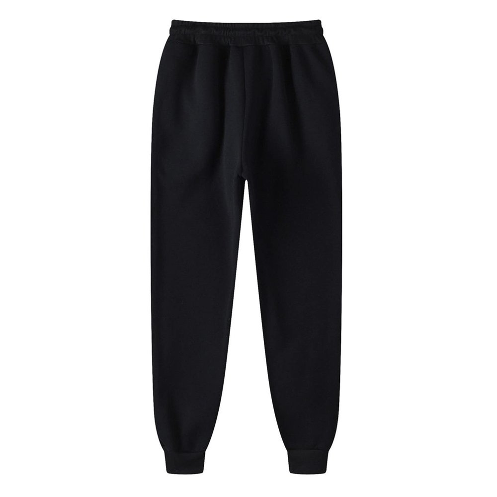 Sweatpants for Men Classic-Fit Padded Pants Stretch Comfy Drawstring Waist Pants Solid Color Workout Activewear Slacks