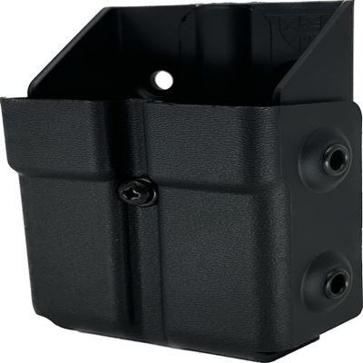 Zero9 Holsters - Model 4006 Double Magazine Case, Compatible with Most Non-Glock 9mm/40cal Double Stack Magazines (Black, Molle Lok)