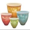 KRUZZO Replacement for Camp Casual CC-006 Multicolor Nesting Bowl with Lids Set of 4 view 1