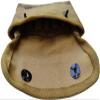 (Pack of 5) U.S Reproduction WWII Shotgun Canvas Ammunition Shell Pouch-Khaki view 3
