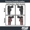 Maxx Carry Compatible with/Replacement for IWB Tuckable Leather Gun Holster Fits: Taurus 1911 Full Size 5 inch Barrel, Colt 1911, Kimber 1911, Ruger SR1911 Standard and Other 5 inch 1911 Pistols view 3
