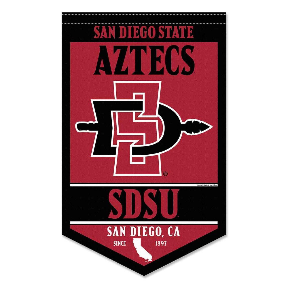 College Flags & Banners Co. San Diego State Aztecs Heritage History Banner Pennant