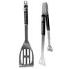 Siskiyou Sports NFL Pittsburgh Steelers 2 pc Black BBQ Set, One Size, Black view 1