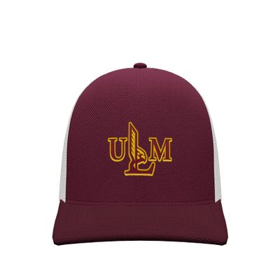 Sport Your Gear Louisiana Monroe Warhawks ULM Mid Profile Adjustable Snap Back Baseball Hat Cap - Red, One Size