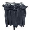 Trendy Plus Size High Rise Shorts Deep Black 2X view 2