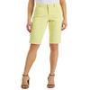 Style Women's Denim Raw-Edge Bermuda Shorts view 1