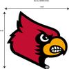 Siskiyou Sports NCAA Louisville Cardinals 8 inch Auto Decal, One Size, Team Colors view 3