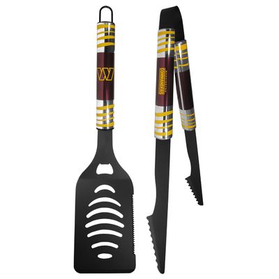 Siskiyou Sports NFL Washington Commanders 2 pc Black Tailgate BBQ Set, One Size, Black