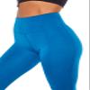 Balance Collection Womens Laney High Rise Flare Capri Legging, Mykonos Blue view 3