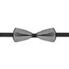 Barabas Men's Textured Material Design Bow Tie 2BW3105 (Silver) view 1