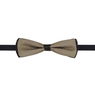 Barabas Men's Textured Material Design Bow Tie 2BW3105 (Gold)